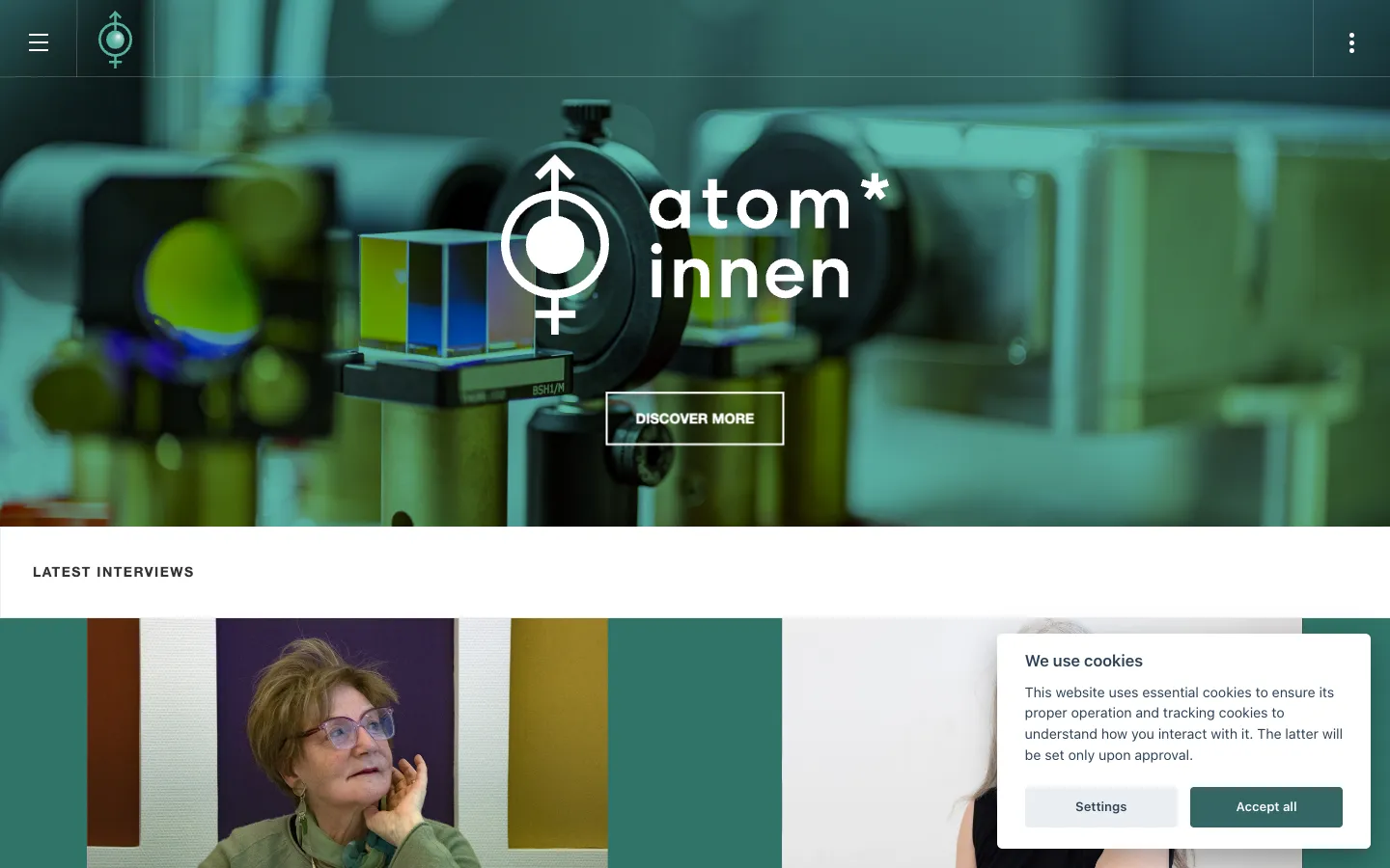 Screenshot of atominnen.at