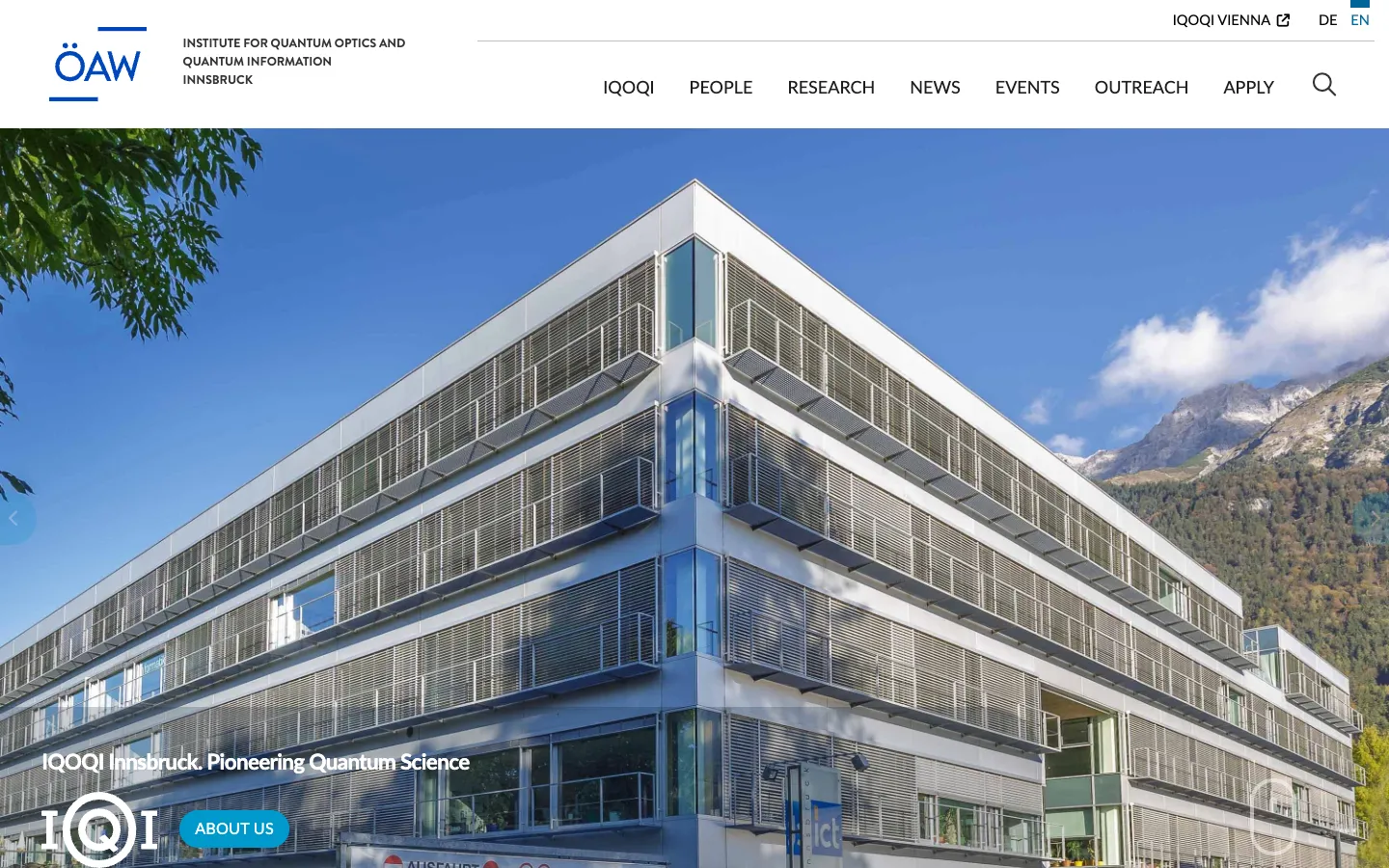 Screenshot of iqoqi.at